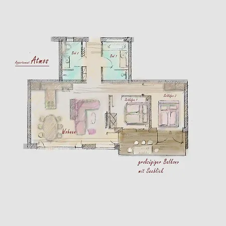 Lebensart-Am-See-Design-Ferienwohnung-Atmos-Direkt-Am-See Bad Endorf